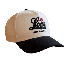 Load image into Gallery viewer, Log&#39;s Hot Sauce A-Frame Snapback Cap
