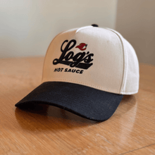 Load image into Gallery viewer, Log&#39;s Hot Sauce A-Frame Snapback Cap
